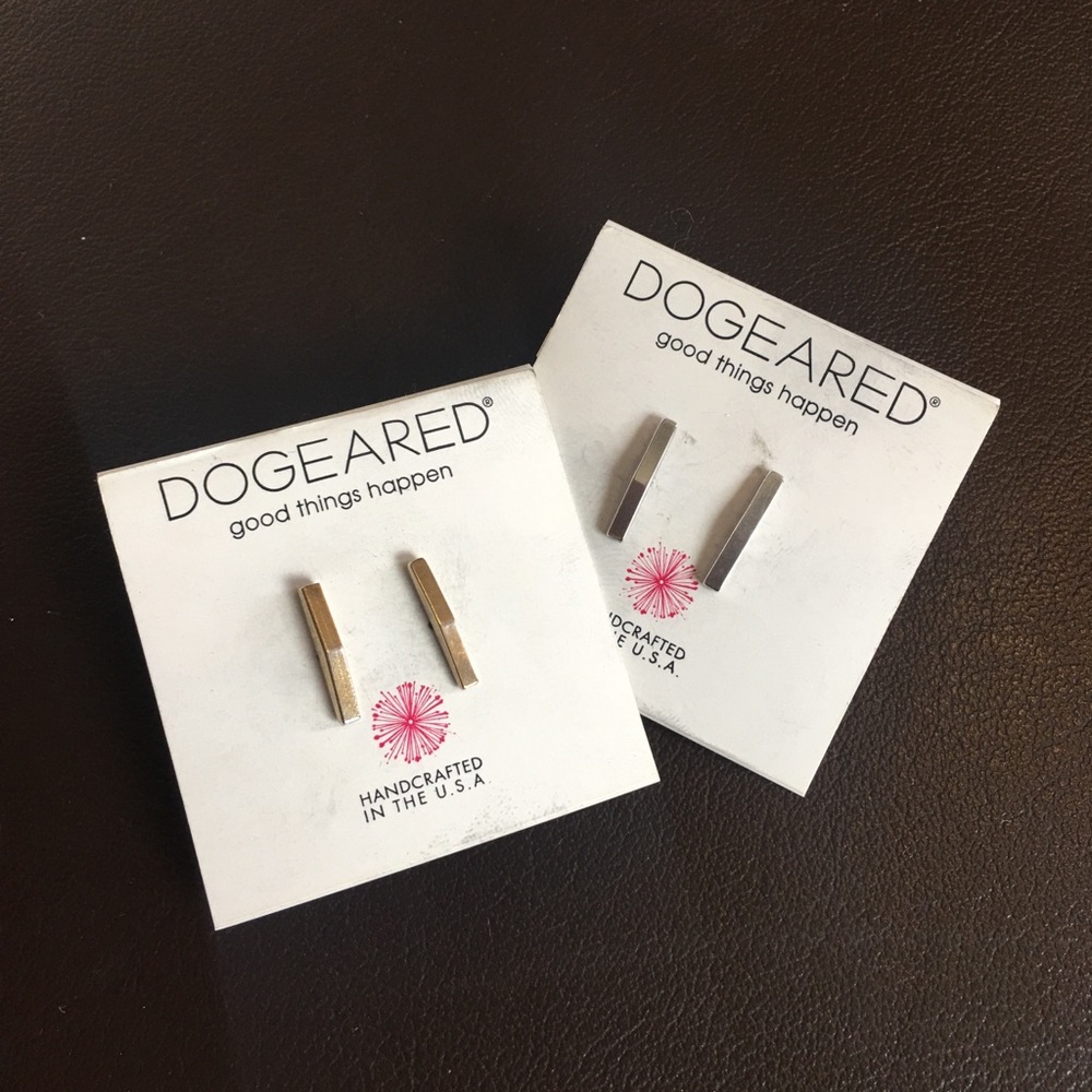 Dogeared Bar Earrings